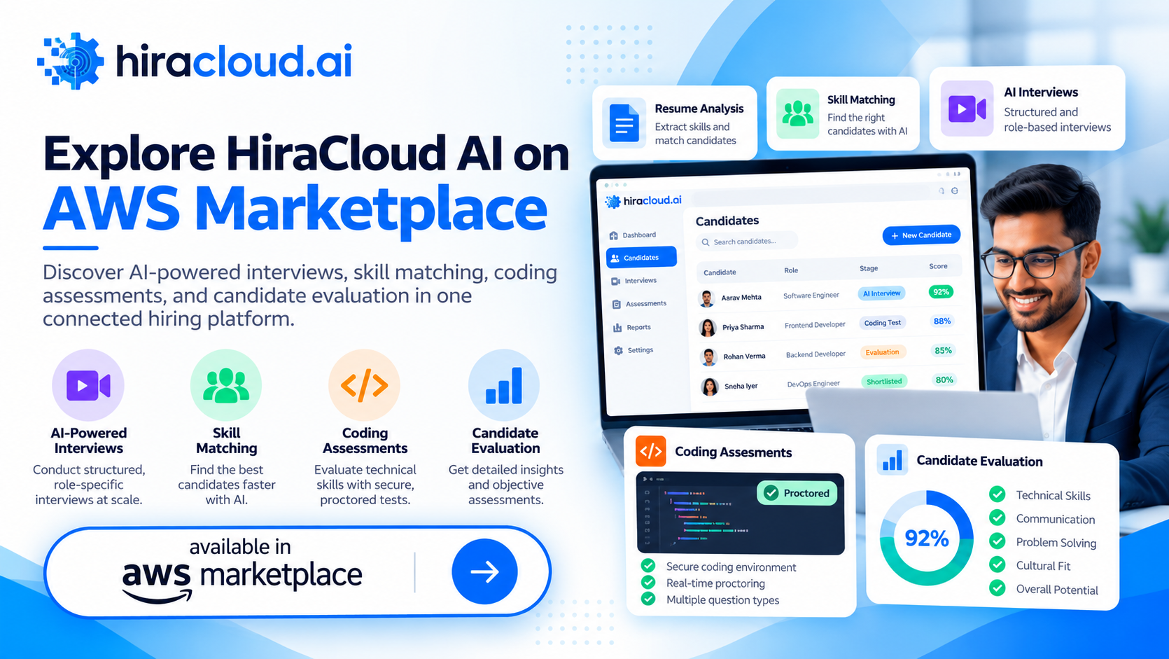 Explore HiraCloud AI on AWS Marketplace